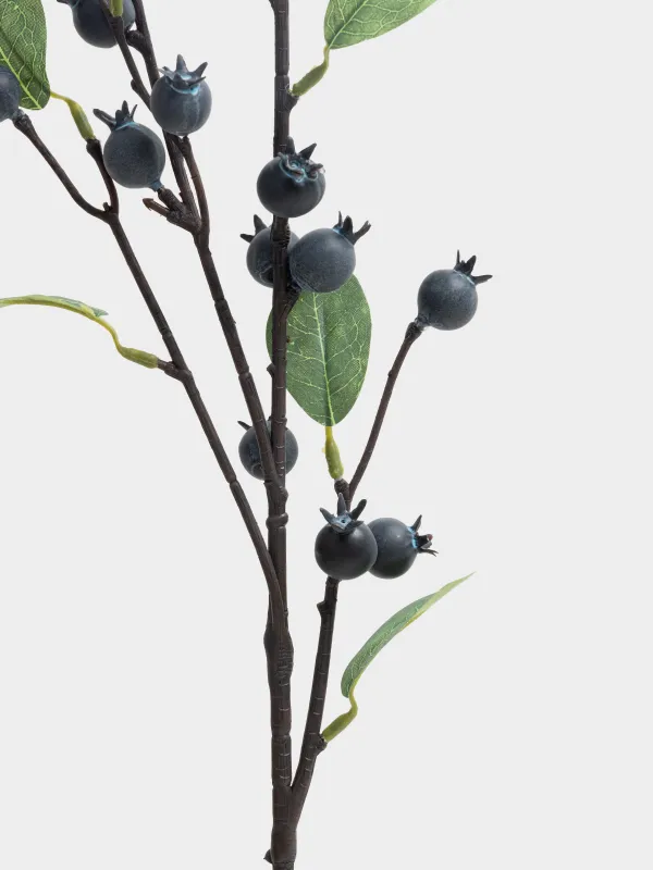 Сәндік бұтақ, 88 см, пенопласт/пластик, Көкжидек, Fruit decor, image-2