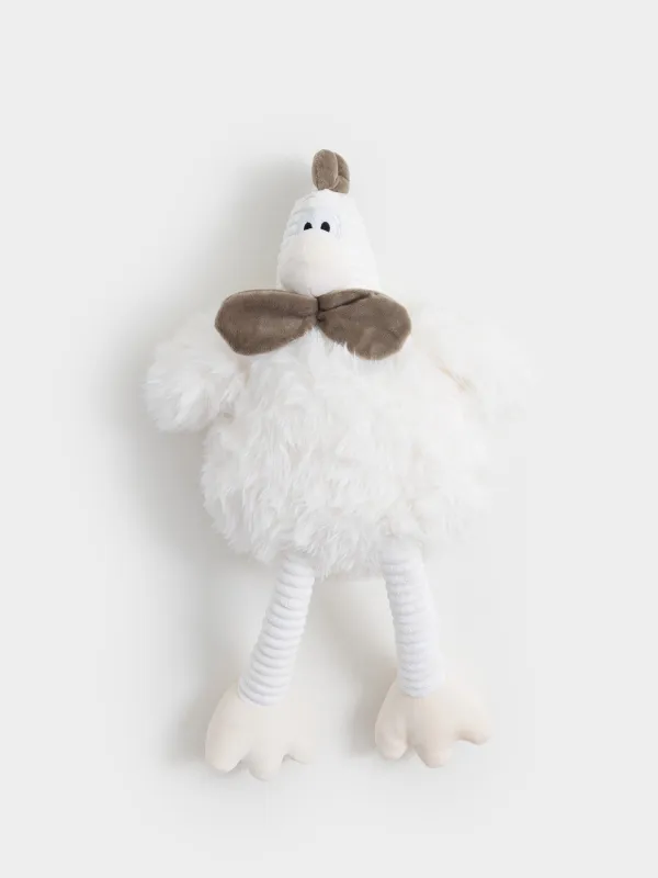 Ойыншық, 55 см, жұмсақ, полиэстер, сүт түстес, әтеш, Rooster, image-3