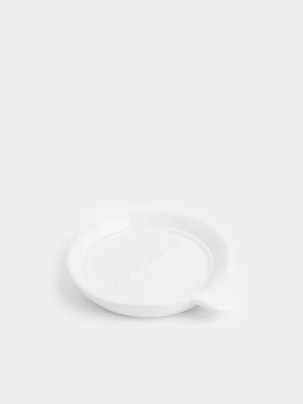 Қасық тұғыры, 12 см, керамика, ақ, шеңбер, Ceramo, image-2