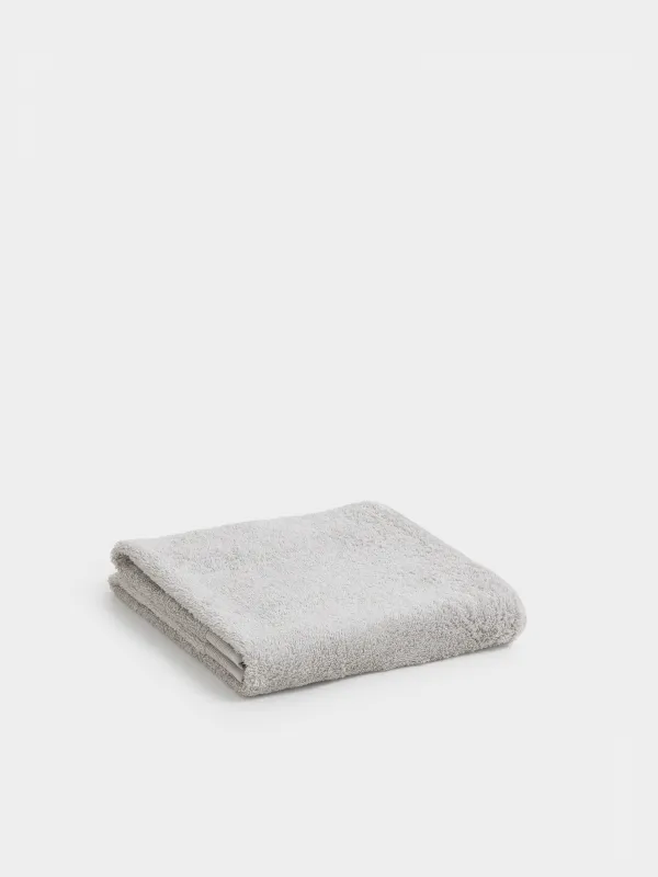 Полотенце, 70х140 см, хлопок, серое, Gentle cotton, image-0