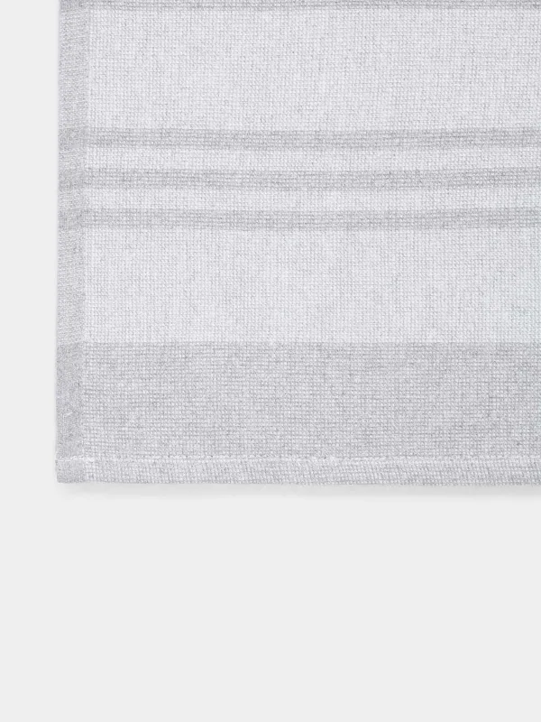 Асүйлік сүлгі, 40х60 см, мақта, ақшыл сұр, Жолақтар, Stripe kitchen, image-1