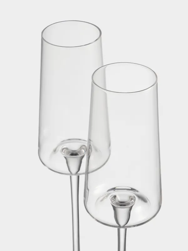 Шампан бокалы, 230 мл, 2 дана, шыны, Savelli, image-3