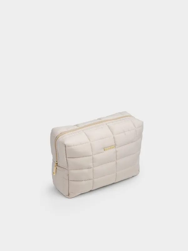 Косметикалық сөмке, 18х26 см, сырылған, полиэстер, сарғылт-қоңыр, One stitch, image-5