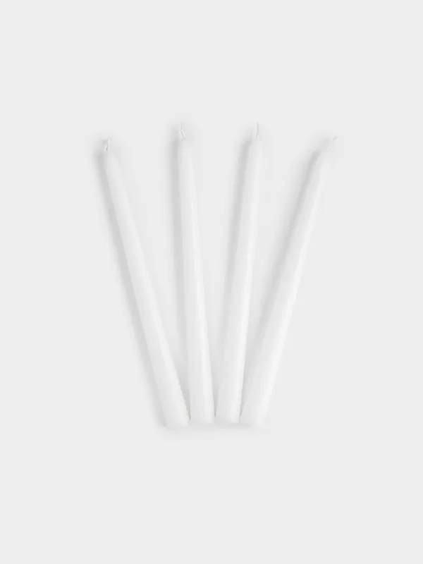 Свеча, 26 см, 4 шт, тонкая, Luxury white, image-3