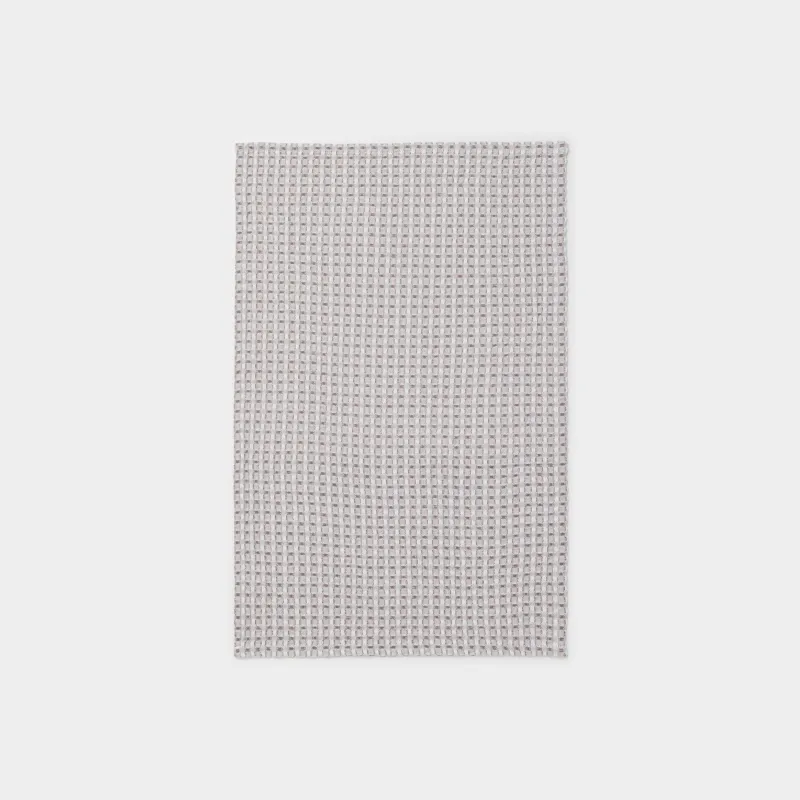 Полотенце кухонное, 40x60 см, хлопок, бежево-коричневое, Waffle