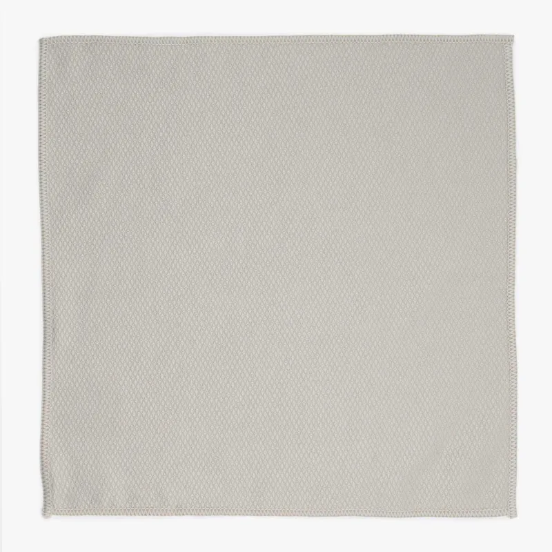 Шыны/пластик/айна шүберек, 35x35 см, микрофибра, балық таразы, сұр-бежевый, таза, image-1
