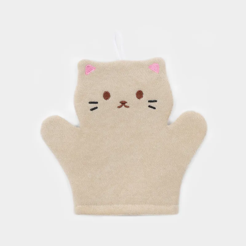 Мочалка-варежка для тела, Кот, Cat