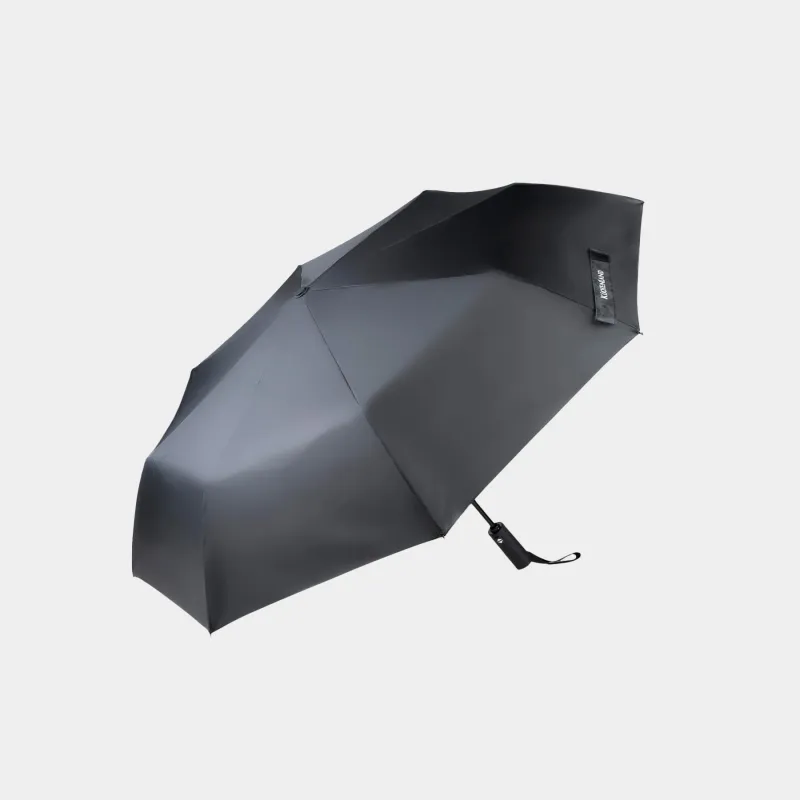 Зонт, 58/33 см, складной, автоматический, эпонж, черный, Rainy