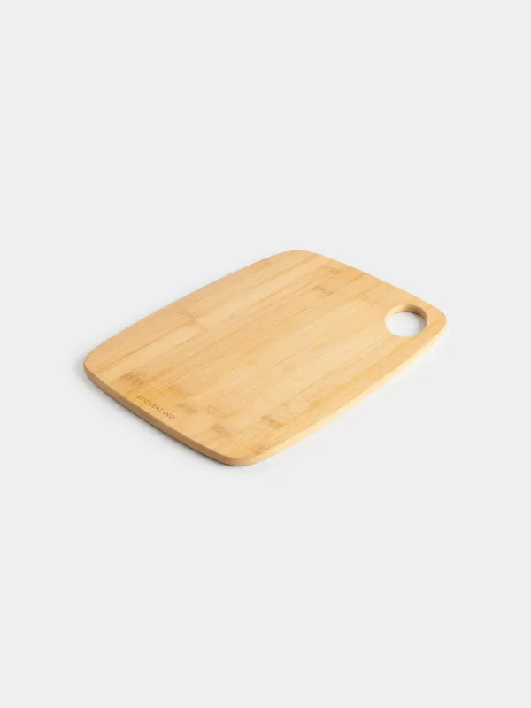 Кесу тақтасы, 35х25 см, тікбұрышты, дөңгелек, бамбук, Bamboo, image-4