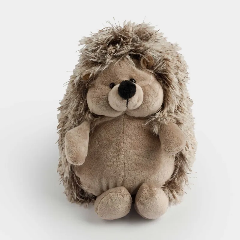 Игрушка, 16 см, мягкая, полиэстер, коричневая, Ежик, Forest animals , image-0