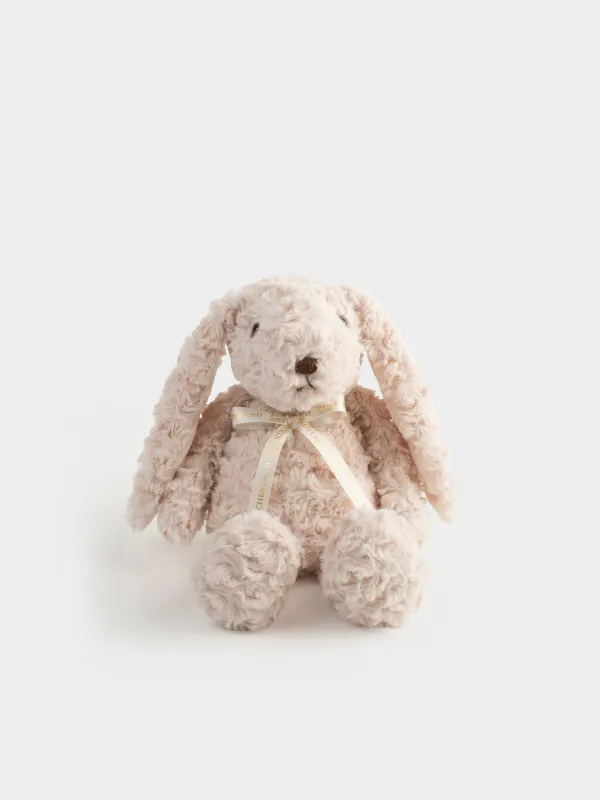 Игрушка, 33 см, мягкая, полиэстер, молочная, Кролик с сердцем, Rabbit, image-0