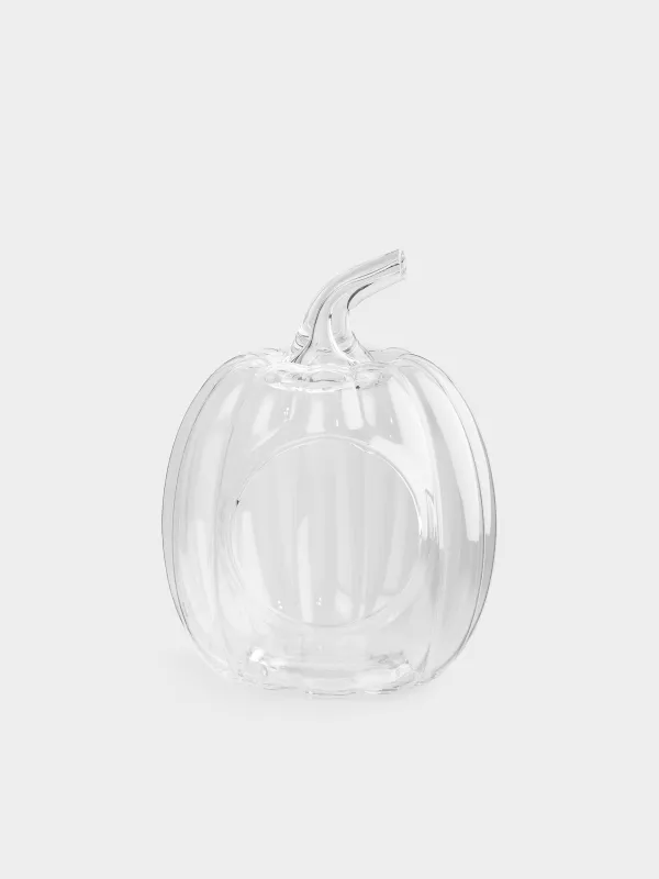Кәмпит ыдысы, 17х22 см, шыны, Асқабақ, Clear, image-0