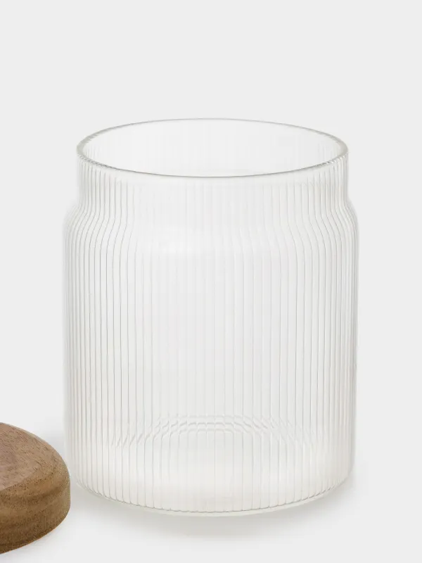 Банка для сыпучих продуктов, 400 мл, Ribby wood, image-2