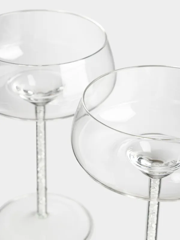 Шампан бокалы, 270 мл, 2 дана, шыны Б/страздар, Sorento crystal, image-3