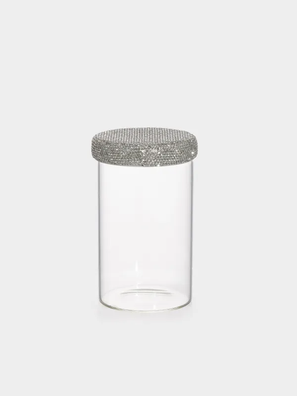Сақтау ыдысы, 9х17 см, 850 мл, шыны Б/страздар, Crystal decor, image-0