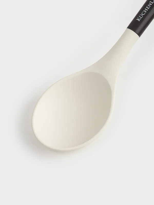 Сервиз қасығы, 32 см, силикон/пластик, сарғылт-қоңыр-қара, Service, image-2