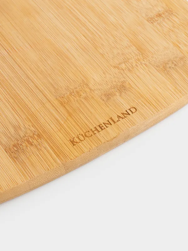Кесу тақтасы, 35х25 см, тікбұрышты, дөңгелек, бамбук, Bamboo, image-2