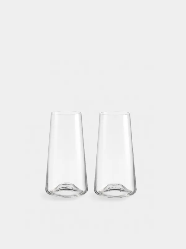 Стақан, 13 см, 500 мл, 2 дана, шыны, Savelli, image-0