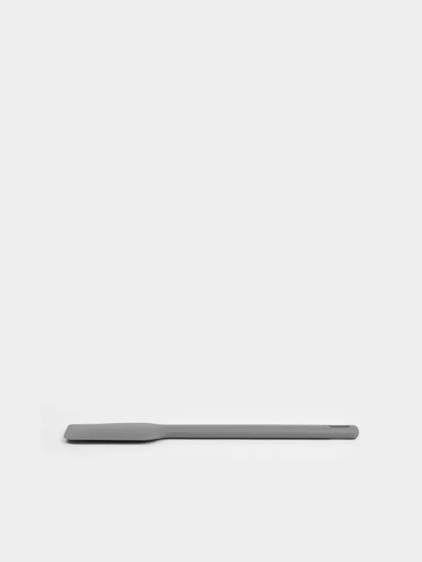 Лопатка-шпатель, 28 см, силикон, серая, Grey steel, image-3