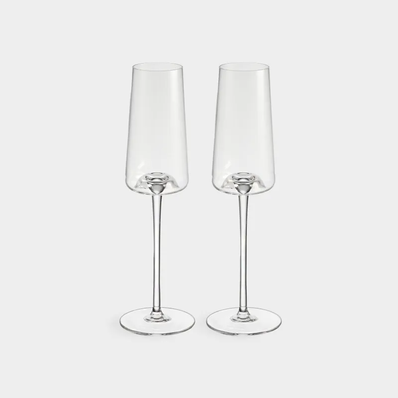 Шампан бокалы, 230 мл, 2 дана, шыны, Savelli