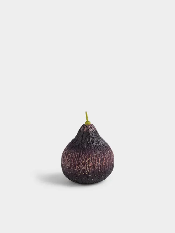 Свеча, 6х7 см, фиолетовая, Инжир, Fruit shape, image-0