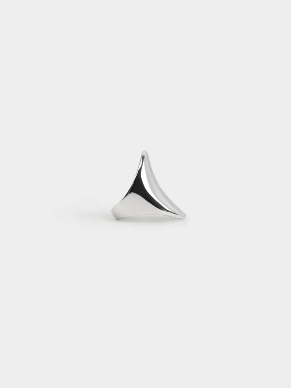 Сақина, 2,5 см, бірыңғай өлшем, металл, күміс түстес, Jewelry, image-2