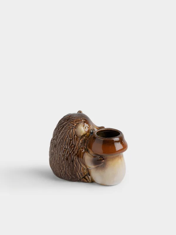 Подставка для зубочисток, коричневая, Hedgehog, image-2