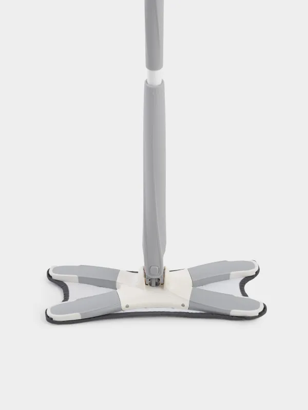 Сүрткіш, сығуымен, пішінді, ақ және сұр, Mop, image-1