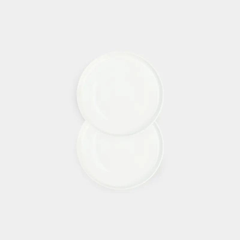 Десерт тәрелкесі, 20 см, 2 дана, фарфор F, ақ, Ideal white