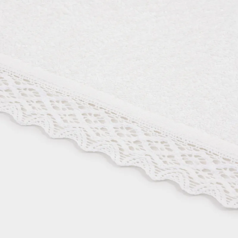 Сүлгі, 40х60 см, мақта, сүт түстес, Шілтер, Lace cotton, image-2