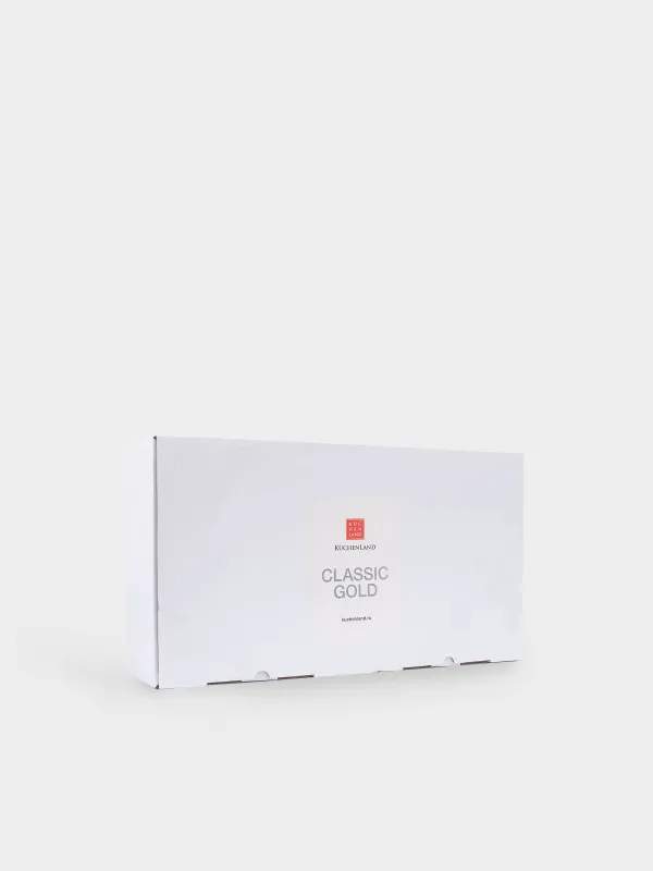 Жылытылатын тағам, 35x24 см, шыны т / болат, сопақ, алтын, классикалық алтын, image-4