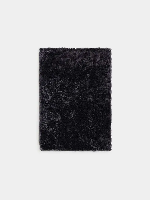 5х100 см, сырғанауға қарсы, полиэстер, қою сұр, Fluffy, image-0