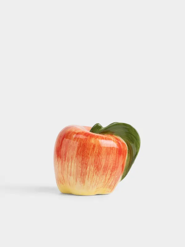 Мүсінше, 9 см, фарфор Р, қызыл және сары, Алма, Fruit garden, image-0