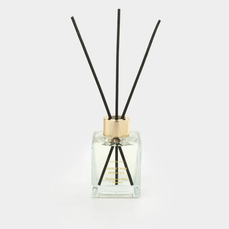 Ароматический диффузор, 90 мл, Mandarine & Clove & Cinnamon, Christmas miracle, image-0