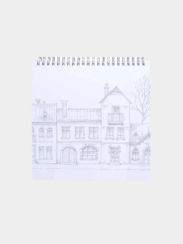 Альбом для раскрашивания, 21х21 см, 24 листа, на кольцах, Природа, Draw creative, image-1