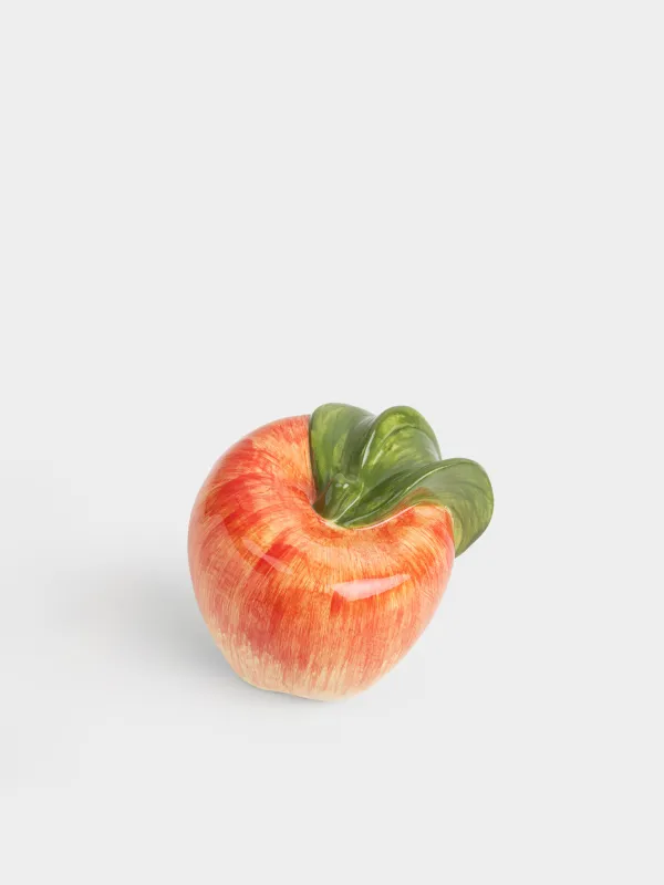 Мүсінше, 9 см, фарфор Р, қызыл және сары, Алма, Fruit garden, image-2