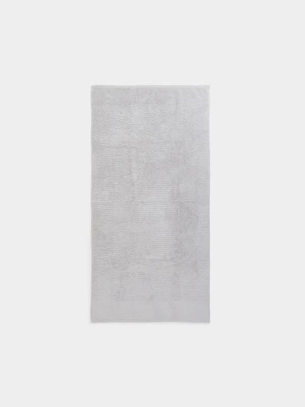 Сүлгі, 70х140 см, мақта, ашық сұр, Terry cotton, image-1