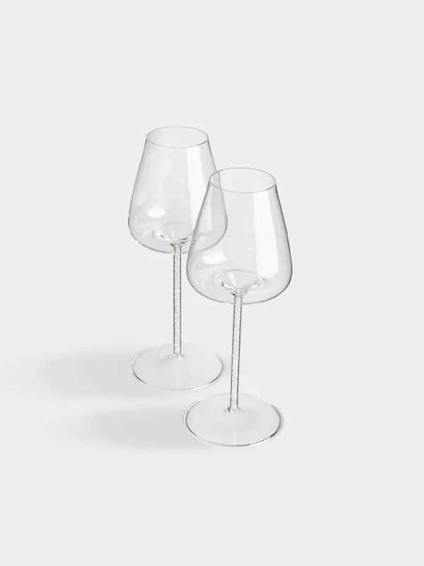 Қызыл шарап бокалы, 450 мл, 2 дана, шыны Б/страздар, Sorento crystal, image-1