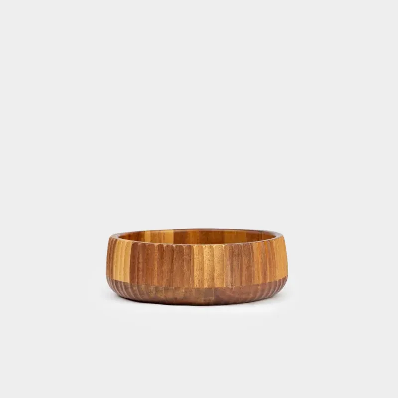 Салат ыдысы, 19х6 см, 1 л, Ағаш, гофрленген, Noble tree