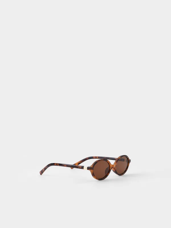 Очки солнцезащитные, пластик, овальные, черепаховые, Eyewear, image-2