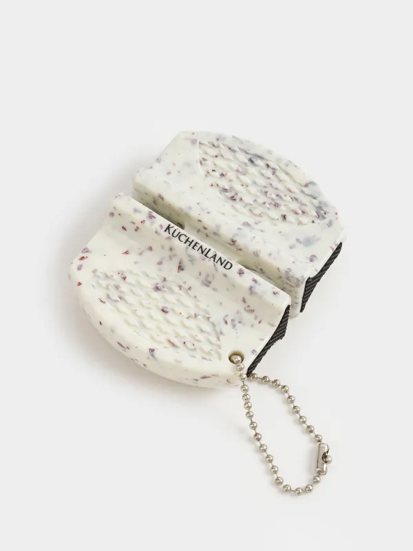 Пышақ қайрағыш, 7 см, пластик/болат, сүт түстес, Accessories, image-1