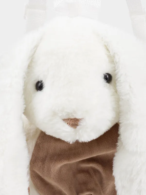 Рюкзак, 45х25 см, детский, полиэстер, белый, Зайка, Rabbit, image-3