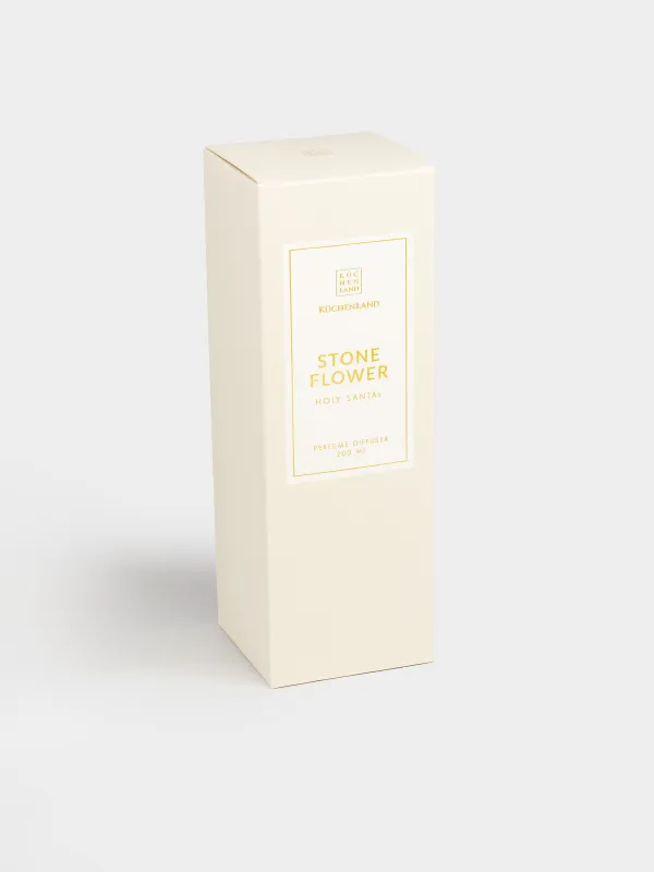 Хош иісті диффузор, 200 мл, сарғылт-қоңыр, Holy Santal, Stone flower, image-3