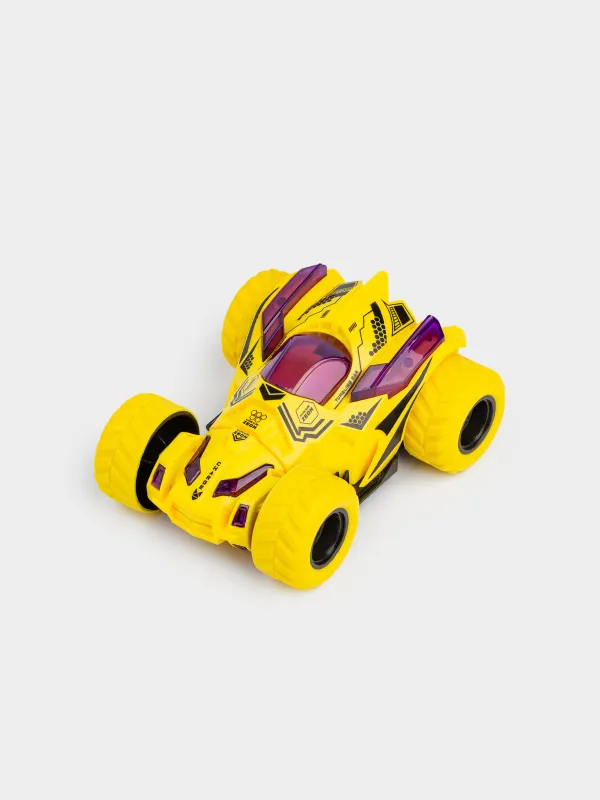 Ойыншық, 12х5 см, пластик, сары, Көлік, Kids cars, image-1