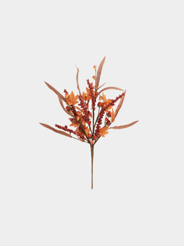 Ветка декоративная, 55 см, полиэтилен/пластик, Желуди и ягоды, Forest symphony decor, image-0