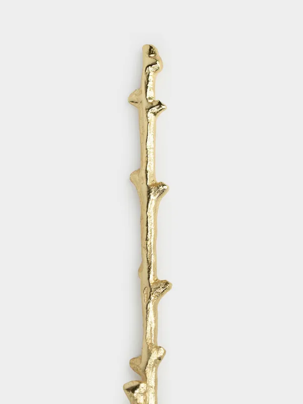 Колпачок для тушения свечей, 24 см, металл, золотистый, Цветок, Fantastic gold, image-4