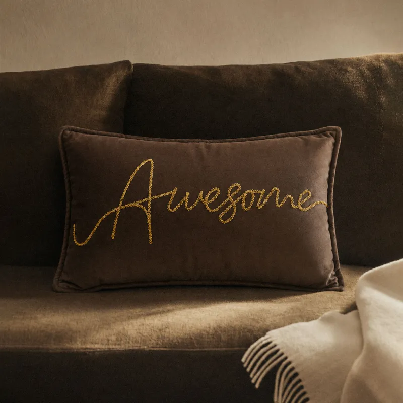 Подушка декоративная, 50х30 см, Awesome, Scroll