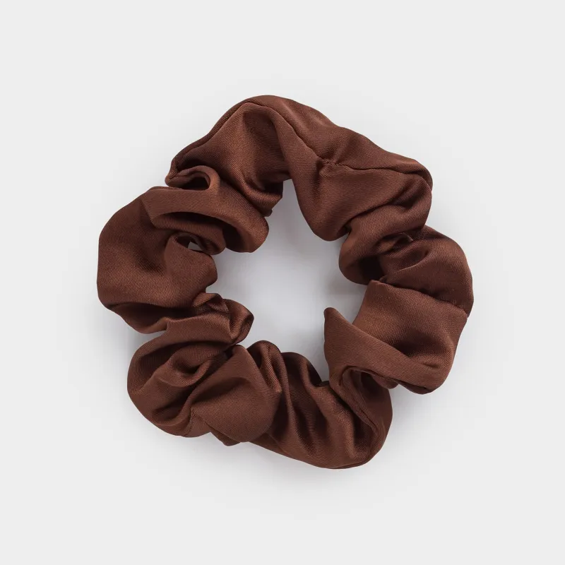 Шашқа арналған резеңке, 6 см, сәтен, қоңыр, Silk