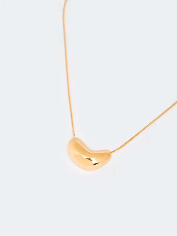 Шынжыр, 45 см, аспасы бар, металл, алтын, Jewelry, image-1