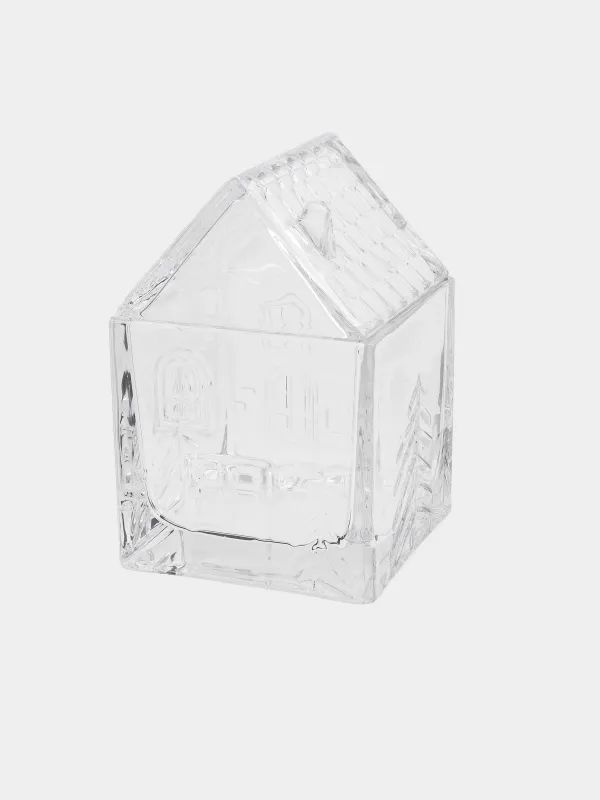 Сақтауға арналған ыдыс, 17х11 см, 800 мл, шыны, Үй, House shape, image-1